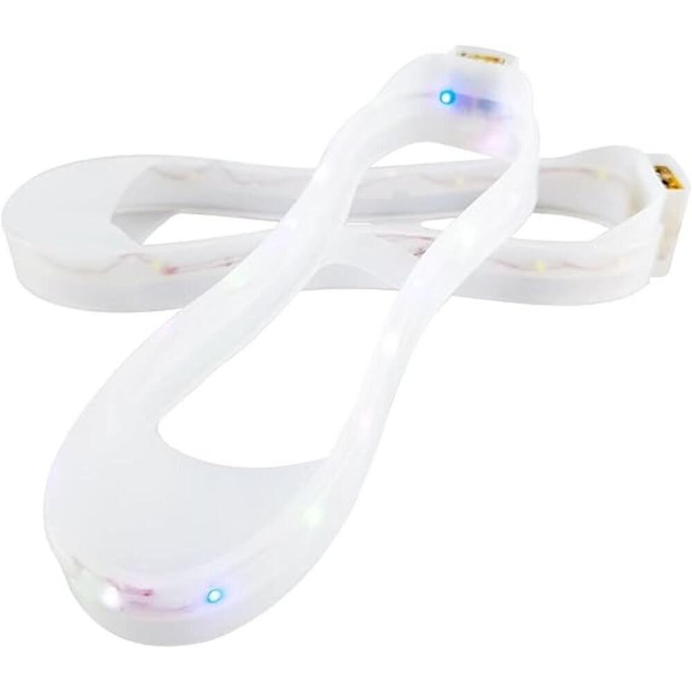 New Mens Size 10-11 Luminous Shoes Covers LED Shoe Lights Sneakers Night Running